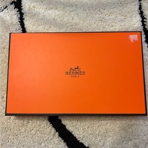 Hermès Signature Orange Gift Box with Ribbon